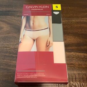 Calvin Klein underwear hipster 3 pack small